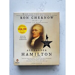 Alexander‎ Hamilton by Ron Chernow Abridged Audiobook 10 CD Set Penguin Audio